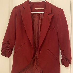 Nordstrom maroon blazer